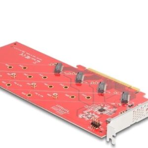 Delock - Schnittstellenadapter - M.2 - M.2 NVMe Card - PCIe 4,0 x16 (90617)