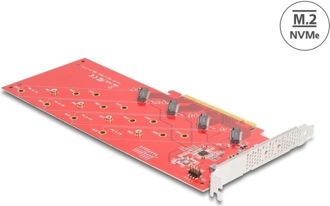 Delock - Schnittstellenadapter - M.2 - M.2 NVMe Card - PCIe 4,0 x16 (90617)