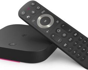 Telekom MagentaTV One 2. Gen. - Android - TV 12 - AVC - HEVC - VC-1 - VP8 - VP9 - 802.11a - 802.11b - Wi-Fi 4 (802.11n) - Wi-Fi 5 (802.11ac) - Wi-Fi 6 (802.11ax) - 10,100 Mbit/s - 1.4/2.3 (40824143)
