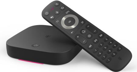 Telekom MagentaTV One 2. Gen. - Android - TV 12 - AVC - HEVC - VC-1 - VP8 - VP9 - 802.11a - 802.11b - Wi-Fi 4 (802.11n) - Wi-Fi 5 (802.11ac) - Wi-Fi 6 (802.11ax) - 10,100 Mbit/s - 1.4/2.3 (40824143)