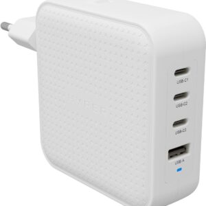 Hyper HyperJuice 100W USB-C GaN Travel Charger 3C+1A - White (HJ1002WHWWGL)
