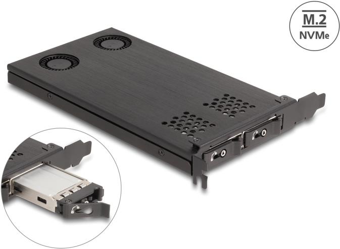 Delock - Schnittstellenadapter - M.2 - M.2 NVMe Card - PCIe 4,0 x16 (47042)