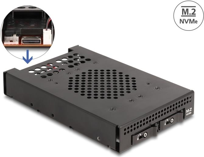 Delock - Mobiles Speicher-Rack - M.2 (47070)