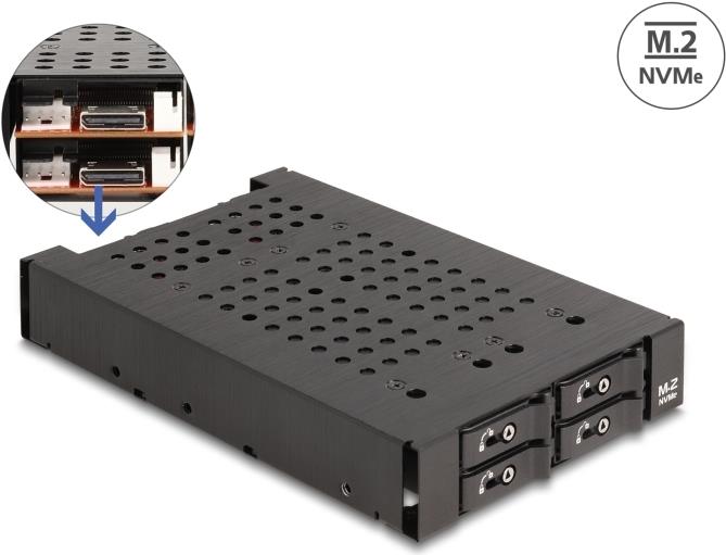 Delock - Mobiles Speicher-Rack - M.2 (47111)