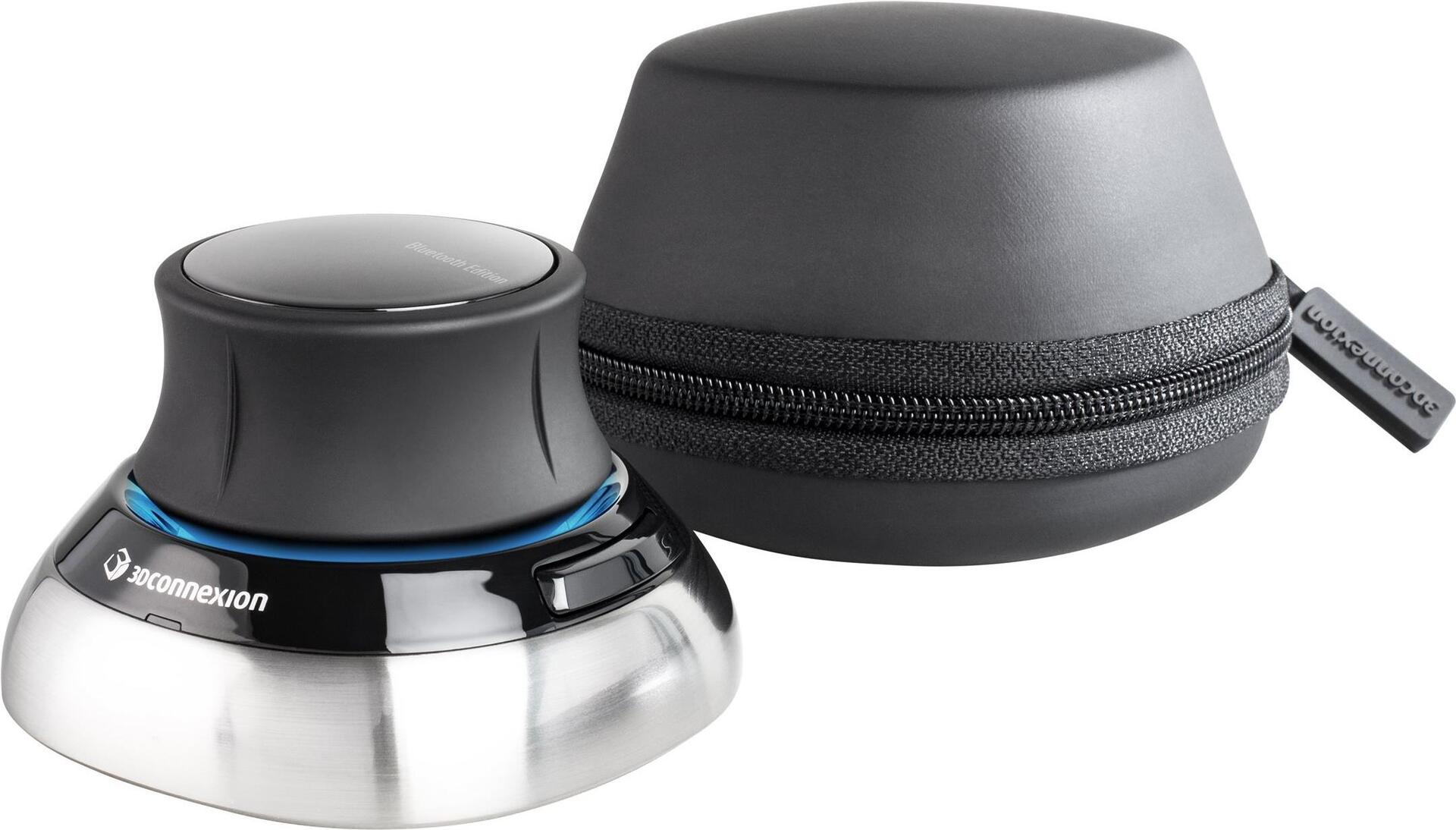 3Dconnexion SpaceMouse Wireless - 3D-Maus - 2 Tasten - kabellos - Bluetooth, 2,4 GHz (3DX-700115)