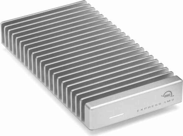 Other World Computing OWC Express 1M2 - SSD - 4TB - extern (tragbar) - M.2 2280 - USB4 (USB-C Steckverbinder) - Silber (OWCUS4EXP1MT04)