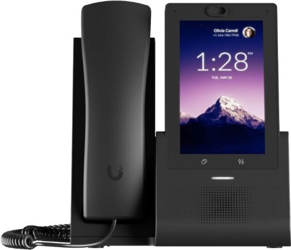 Ubiquiti UniFi Touch - Subscription Unlocked - VoIP-Telefon - IEEE 802,11a/b/g/n/ac (Wi-Fi) - SIP, SDP, RTP, RTCP - mehrere Leitungen - Schwarz (UTP-TOUCH)