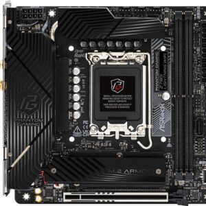 ASRock Phantom Gaming Z790I Lightning WiFi - Motherboard - Mini-ITX - LGA1700-Sockel - Z790 Chipsatz - USB 3,2 Gen 1, USB 3,2 Gen 2, USB-C 3,2 Gen 1, USB-C 3,2 Gen2 - Wi-Fi, Bluetooth - Onboard-Grafik (CPU erforderlich) - HD Audio (8-Kanal) (90-MXBNM0-A0UAYZ)