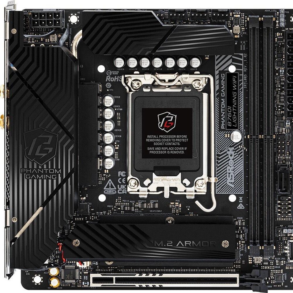 ASRock B760I Lightning WiFi 1700 mATX HDMI/DP DDR5 retail (90-MXBNN0-A0UAYZ)