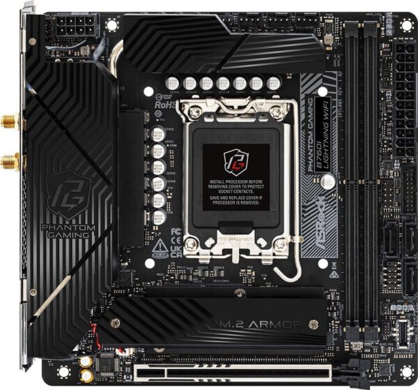 ASRock B760I Lightning WiFi 1700 mATX HDMI/DP DDR5 retail (90-MXBNN0-A0UAYZ)