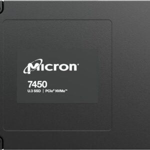 Micron 7450 MAX - SSD - Enterprise - verschlüsselt - 1600GB - intern - 2,5" (6,4 cm) - U.3 PCIe 4,0 (NVMe) - TCG Opal Encryption (MTFDKCB1T6TFS-1BC15ABYY)
