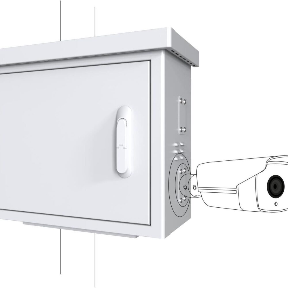 Lanview RACK FOR CCTV W=600mm D=300mm H=550mm WHITE (RCCTV002)