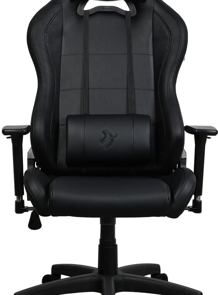 Arozzi Torretta Gaming Stuhl, PU-Leder - schwarz (TORRETTA-SPU-PBK)