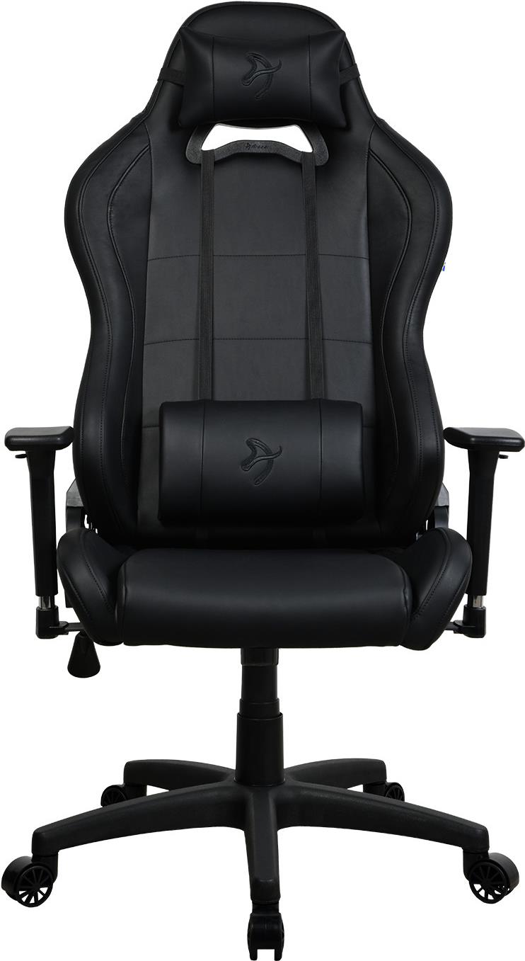 Arozzi Torretta Gaming Stuhl, PU-Leder - schwarz (TORRETTA-SPU-PBK)