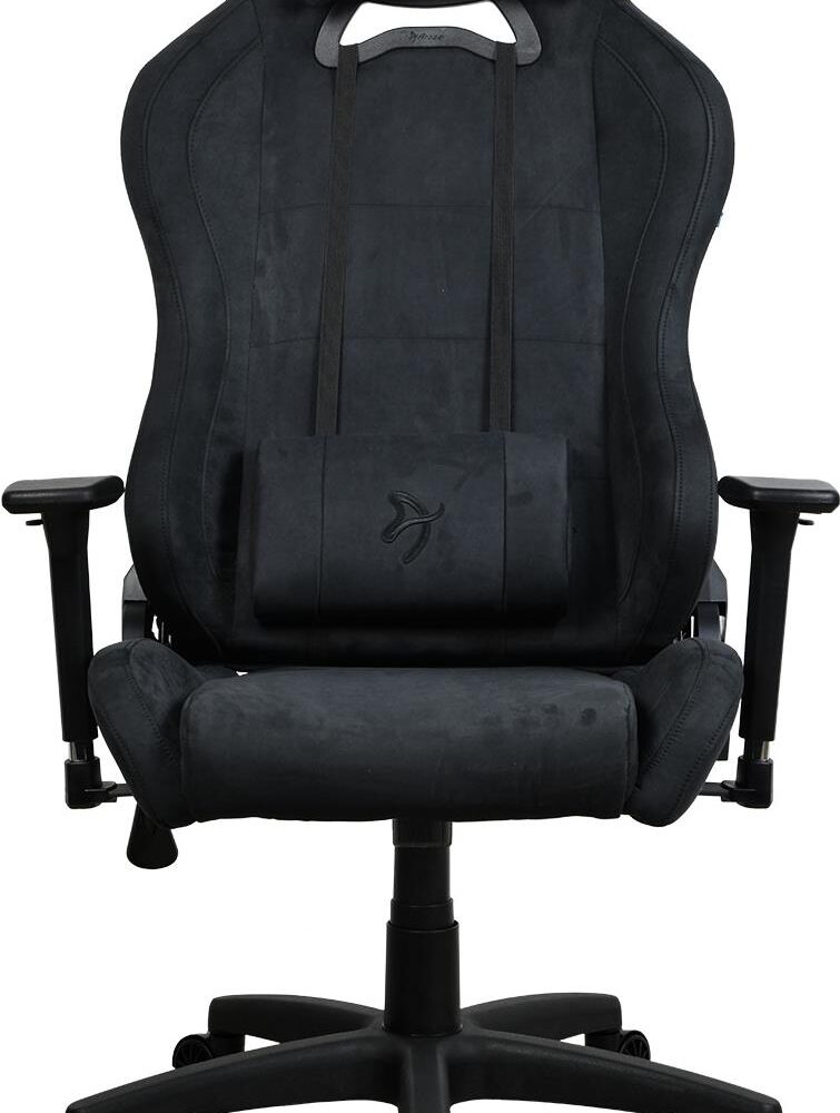 Arozzi Torretta Gaming Stuhl, Supersoft Stoff - schwarz (TORRETTA-SPSF-PBK)