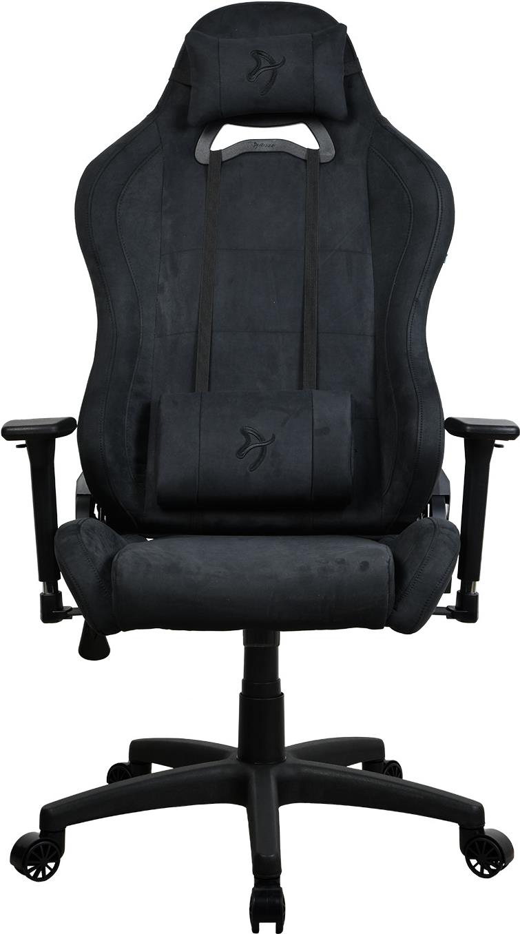 Arozzi Torretta Gaming Stuhl, Supersoft Stoff - schwarz (TORRETTA-SPSF-PBK)