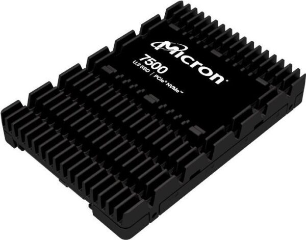 Micron 7500 PRO - SSD - Read Intensive - verschlüsselt - 1,92TB - intern - 2,5" (6,4 cm) - U.3 PCIe 4,0 (NVMe) - 256-Bit-AES, 3072-Bit-RSA, 208-Bit-RSA - TCG Opal Encryption 2,01 (MTFDKCC1T9TGP-1BK1DABYYR)