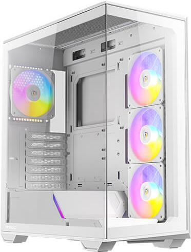Antec Constellation Series C3 ARGB - Mid tower - ATX - Seitenteil mit Fenster (gehärtetes Glas) - keine Spannungsversorgung - weiß - USB/Audio (0-761345-10032-8)