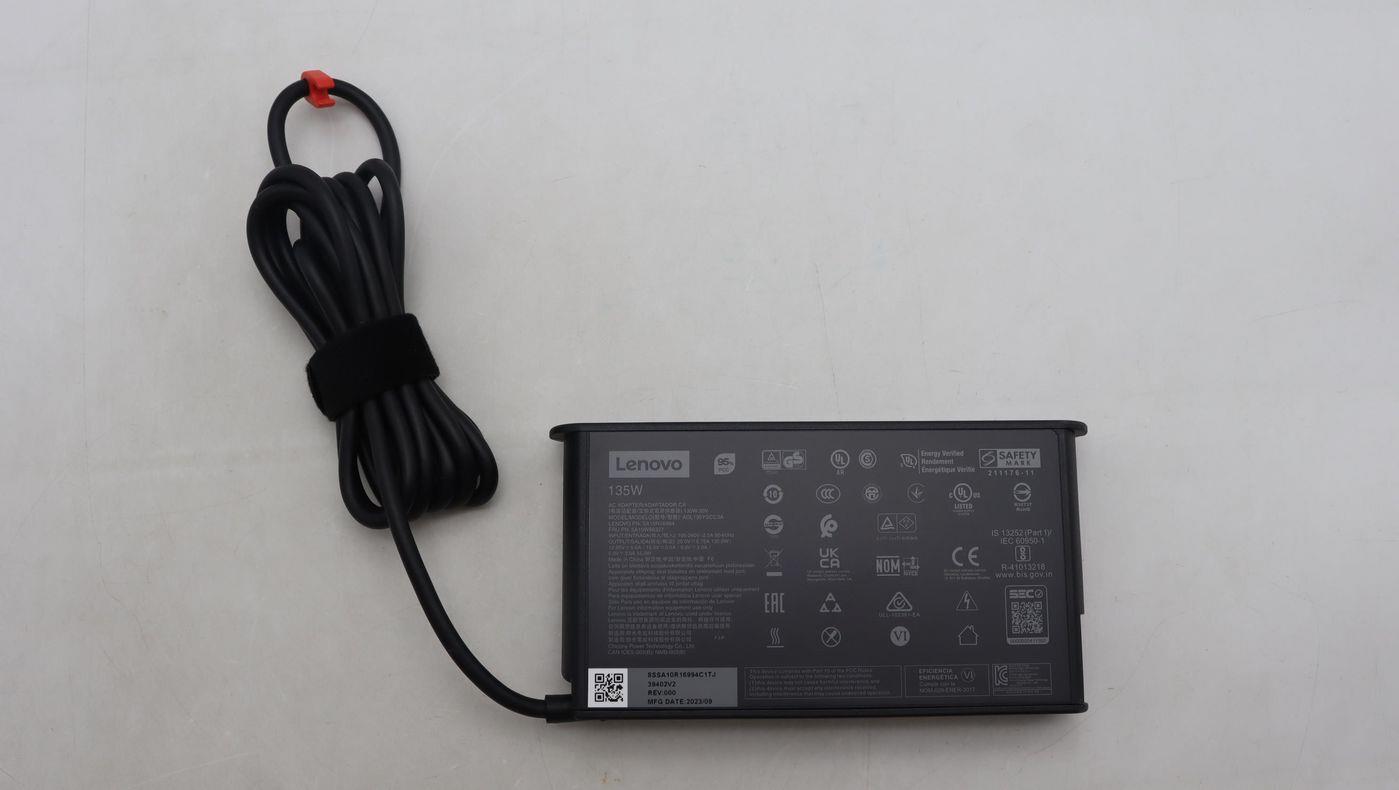 Lenovo 5A10W86327 USB-C Netzteil 135 Watt abgerundete Bauform - PC-/Server Netzteil (5A10W86327)