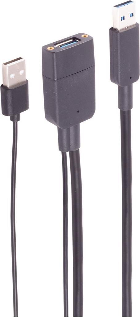 ShiverPeaks SHVP BS30-37075 - Aktives USB 3.1-Kabel A-Stecker>Buchse 10 m - Kabel - Digital/Daten (BS30-37075)