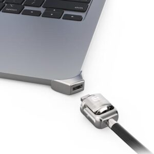 Compulocks Ledge Lock Adapter for MacBook Air 15" M2-M4 with Keyed Cable Lock Silver - Sicherheitskit - Schlüsselschloss (MBALDG05KL)