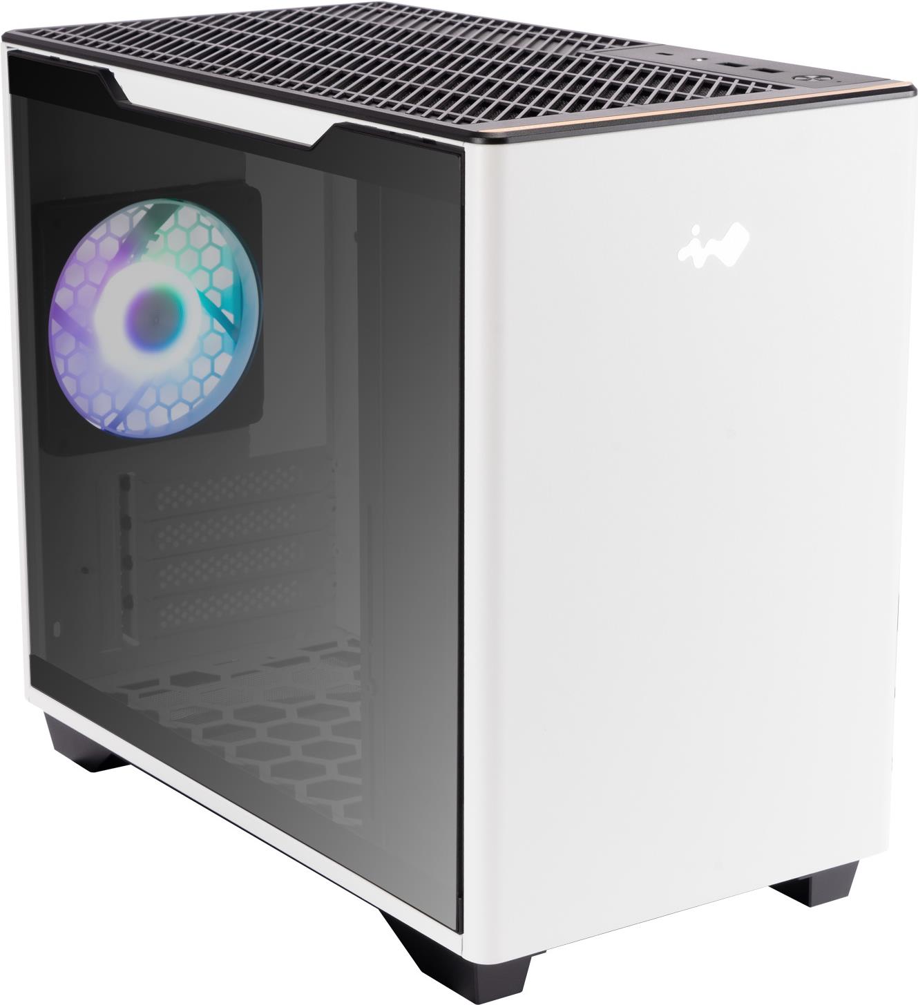 In Win A3 - Mini Tower - PC - Weiß - micro ATX - Mini-ITX - Gaming - 16,2 cm (IW-CS-A3WHI-1AM120S)