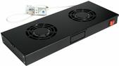 Equip Lüftermodul 19" für Serverschränke 4xLüfter RAL9005 (EZF-2-B)