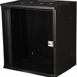 Equip Eco Mount 19' Schrank - 12HE - 540X400mm - RAL9005 Schwarz (EWM-12-5440-B)