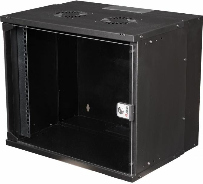 Equip Eco Mount 19' Schrank - 09HE - 540X400mm - RAL9005 Schwarz (EWM-09-5440-B)