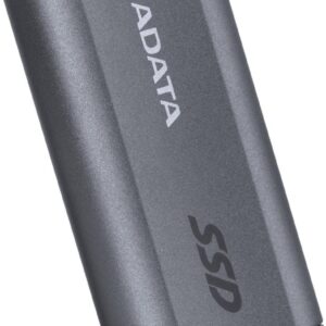 ADATA SE880 - SSD - 2TB - extern (tragbar) - USB 3,2 Gen 2x2 (USB-C Steckverbinder) - Titanium Gray (AELI-SE880-2TCGY)
