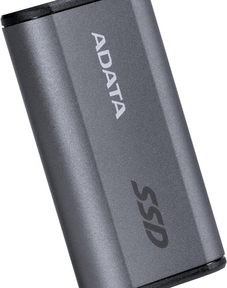 ADATA SE880 - SSD - 2TB - extern (tragbar) - USB 3,2 Gen 2x2 (USB-C Steckverbinder) - Titanium Gray (AELI-SE880-2TCGY)