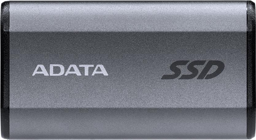 ADATA SE880 - SSD - 4TB - extern (tragbar) - USB 3,2 Gen 2x2 (USB-C Steckverbinder) - Titanium Gray (AELI-SE880-4TCGY)