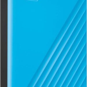 WD My Passport WDBR9S0060BBL - Festplatte - verschlüsselt - 6TB - extern (tragbar) - USB 3,2 Gen 1 - 256-Bit-AES - Sky (WDBR9S0060BBL-WESN)