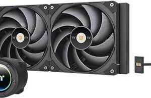 Thermaltake TOUGHLIQUID 280 EX Pro ARGB Sync - Prozessor-Flüssigkeitskühlsystem - Kühlergröße: 280 mm - (für: LGA1156, AM2, AM2+, AM3, LGA1155, AM3+, LGA2011, FM1, FM2, LGA1150, LGA2011-3, LGA1151, AM4, LGA2066, LGA1200, LGA1700, AM5) - Kupfer - 140 mm - Schwarz (CL-W419-PL00BL-A)