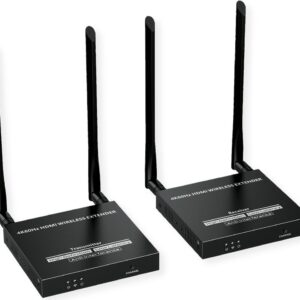 VALUE HDMI 4K Wireless-Kit TX+RX HDMI-Sender u. -Empfänger bis 50m - Kabel-/Adapterset - Digital/Display/Video (14.99.3416)