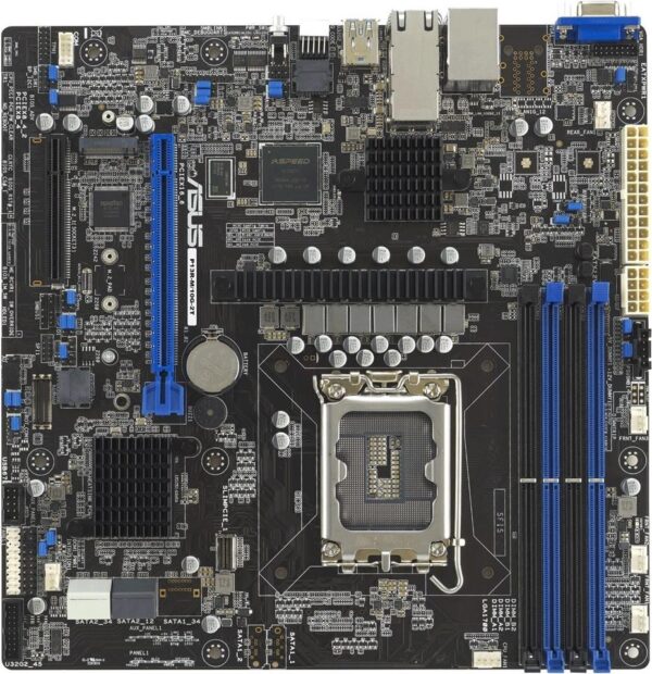 ASUS P13R-M/10G-2T - Motherboard - micro ATX - LGA1700-Sockel - C262 Chipsatz - USB-C 3,2 Gen2, USB 3,2 Gen 1 - 2 x 10 Gigabit LAN - Onboard-Grafik (90SB0CC0-M0UAY0)