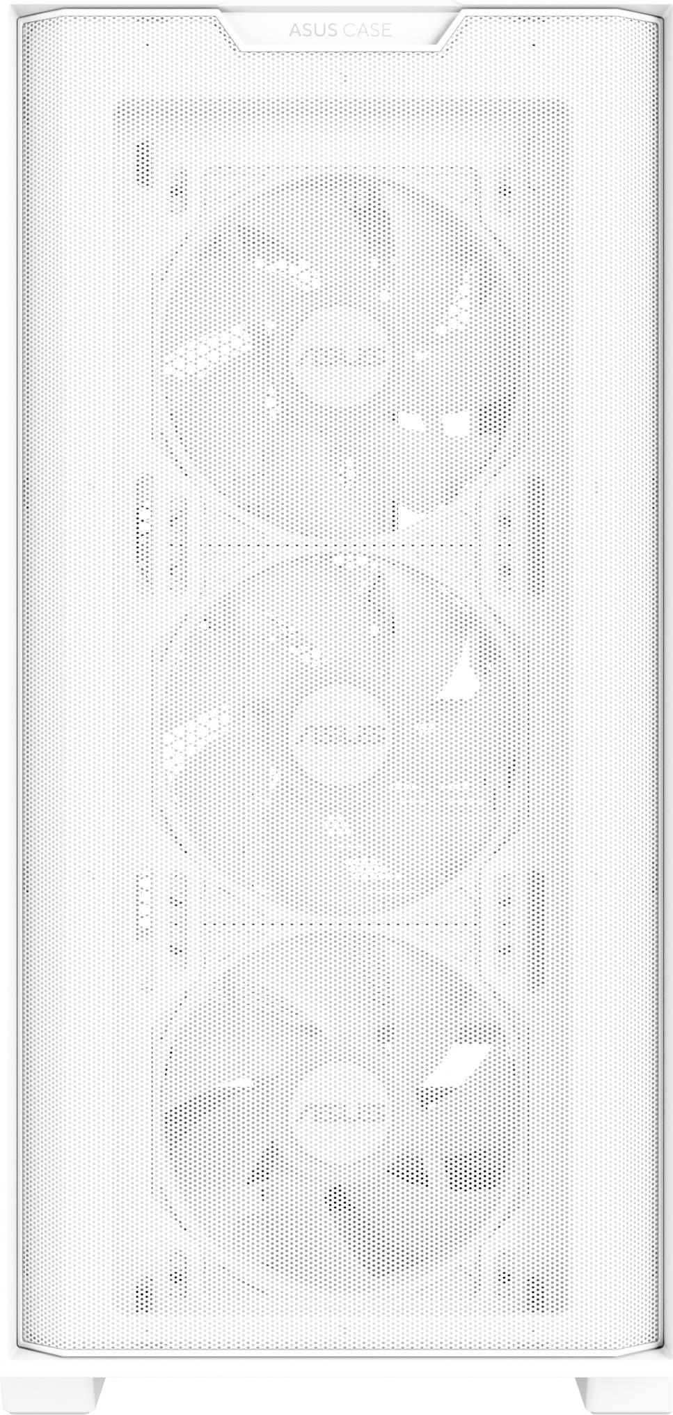 ASUS A21 Plus - microATX - Seitenteil mit Fenster (gehärtetes Glas) - keine Spannungsversorgung - weiß - USB/Audio (90DC00H3-B19000)