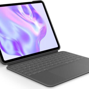 Logitech Combo Touch - Tastatur und Foliohülle - mit Trackpad - hinterleuchtet - Apple Smart connector - QWERTZ - Deutsch - Graphite - für Apple 13-inch iPad Pro M4 Wi-Fi, M4 Wi-Fi + Cellular (920-012665)