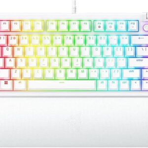 Razer BlackWidow V4 - Tastatur - 75% - Hintergrundbeleuchtung - USB-C - USA - Tastenschalter: Razer Mechanical - weiß (RZ03-05001700-R3M1)
