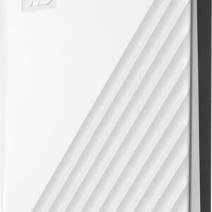 WD My Passport WDBR9S0060BWT - Festplatte - verschlüsselt - 6TB - extern (tragbar) - USB 3,2 Gen 1 - 256-Bit-AES - weiß (WDBR9S0060BWT-WESN)