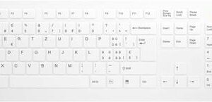 CHERRY AK-C8112 Tastatur Medizinisch RF Wireless QWERTZ Schweiz Weiß (AK-C8112-FU1-W/CH)
