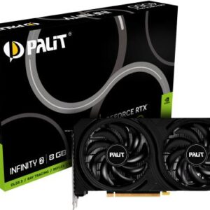 Palit GeForce RTX 4060 Infinity 2 - Grafikkarten - GeForce RTX 4060 - 8GB GDDR6 - PCIe 4,0 - 3 x DisplayPort, HDMI (NE64060019P1-1070L)