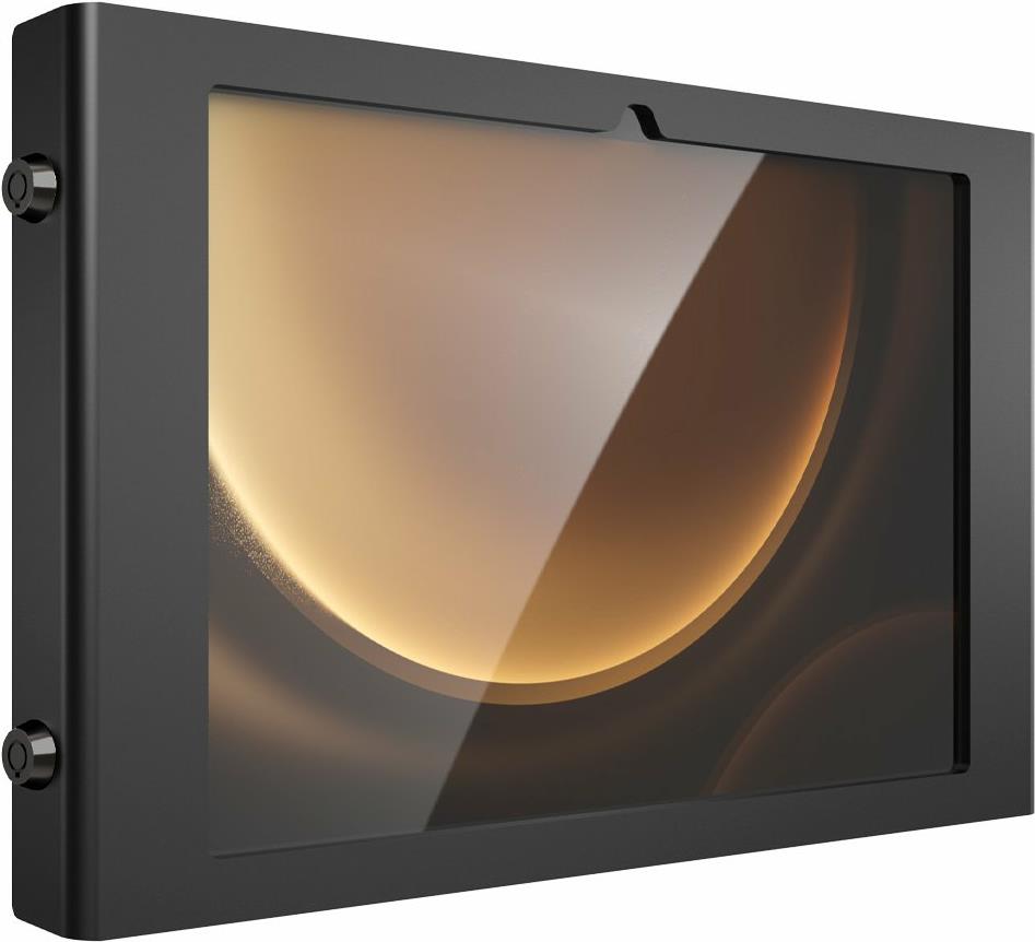 Compulocks Galaxy Tab S9+/S9FE+ 12,4" Apex Secured Enclosure Wall Mount - Gehäuse - tragbare, freiliegende Front-/Rückkamera und Sensoren - für Tablett - verriegelbar - Metallrahmen - Schwarz - Bildschirmgröße: 27,9 cm (12,4") - auf Bodenstativ montierbar - für Samsung Galaxy Tab S10+, Tab S9 FE+, Tab S9+ (124GAPXB)