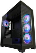 LC-Power Gehäuse MidiTower 715B black USB3.2/Audio o.Netzteil SEAMLESS_X (LC-715B-ON)