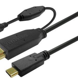 VivoLink Touchscreen Cable 3m Black - Kabel - Digital/Daten (PROUSBCHDMIUSBB3)