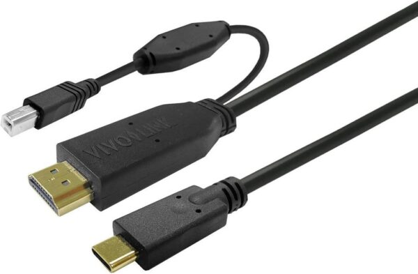 VivoLink Touchscreen Cable 3m Black - Kabel - Digital/Daten (PROUSBCHDMIUSBB3)