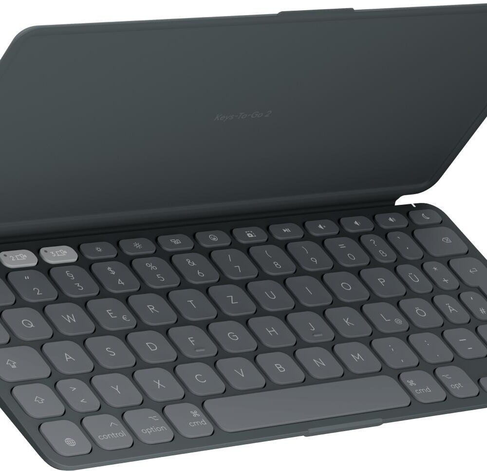 LOGITECH KEYS-TO-GO 2 GRAPHITE - DEU - WESTMID-511 (920-013004)