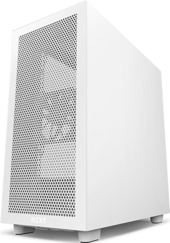 NZXT H series H7 Flow - Mid tower - ATX - Seitenteil mit Fenster (gehärtetes Glas) - keine Spannungsversorgung - Mattes Weiß - USB/Audio (CM-H72FW-01)