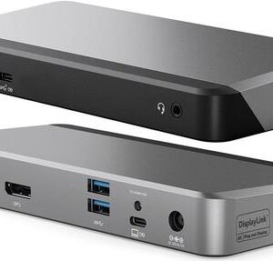 ALOGIC DX2 - Dockingstation - USB-C - 2 x DP - 1GbE - 100 Watt (DUPRDX2-WW)