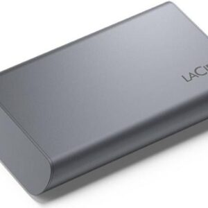 LaCie Mobile Secure STKH1000800 - SSD - High Performance - verschlüsselt - 1TB - extern (tragbar) - USB 3,2 Gen 2 (USB-C Steckverbinder) - 256-Bit-AES - Space-grau - mit 3 Jahre Seagate Rescue Datenwiederherstellung (STKH1000800)